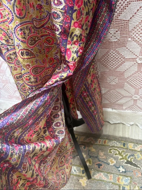 Bellamaya Paisley Caftan Dress | Boho Lounge - Picture 9 of 11